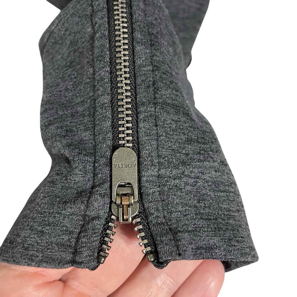 Athleta Jogger Pants Gray Zipper Pockets Athleisure Casual‎ Comfy Size Small - Picture 6 of 11